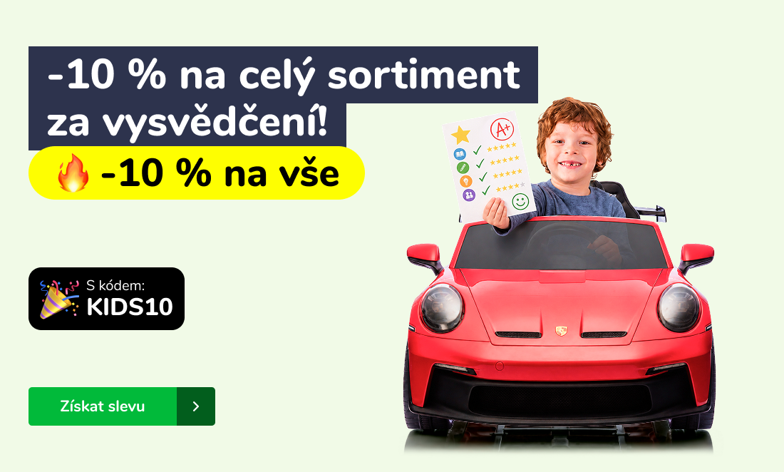 -10 % na celý sortiment za vysvědčení!