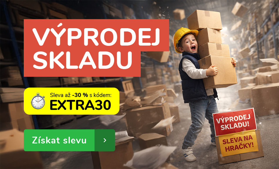 Výprodej skladu. Slevy až -30 %
