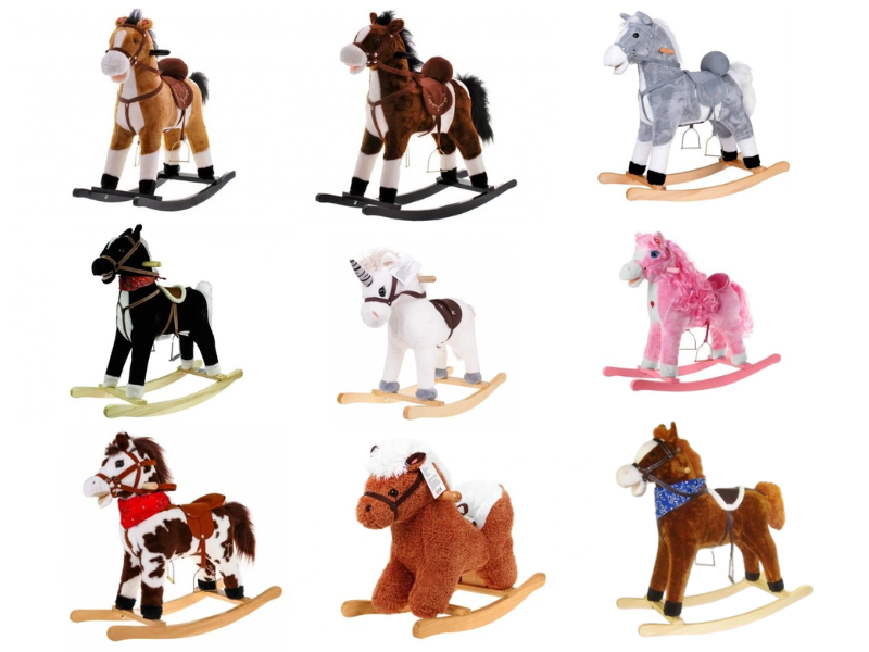 bily-a-ruzovy-houpaci-kun-plysovy-detsky