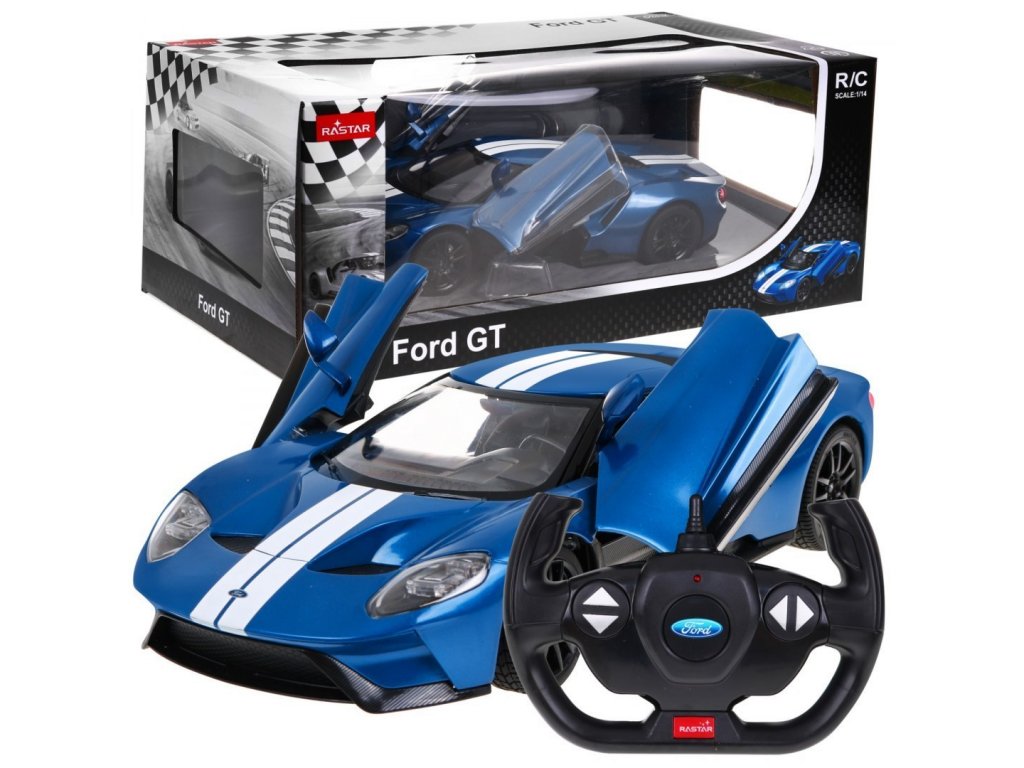 Auto na dálkové ovládání R/C Ford GT 1:14 modré