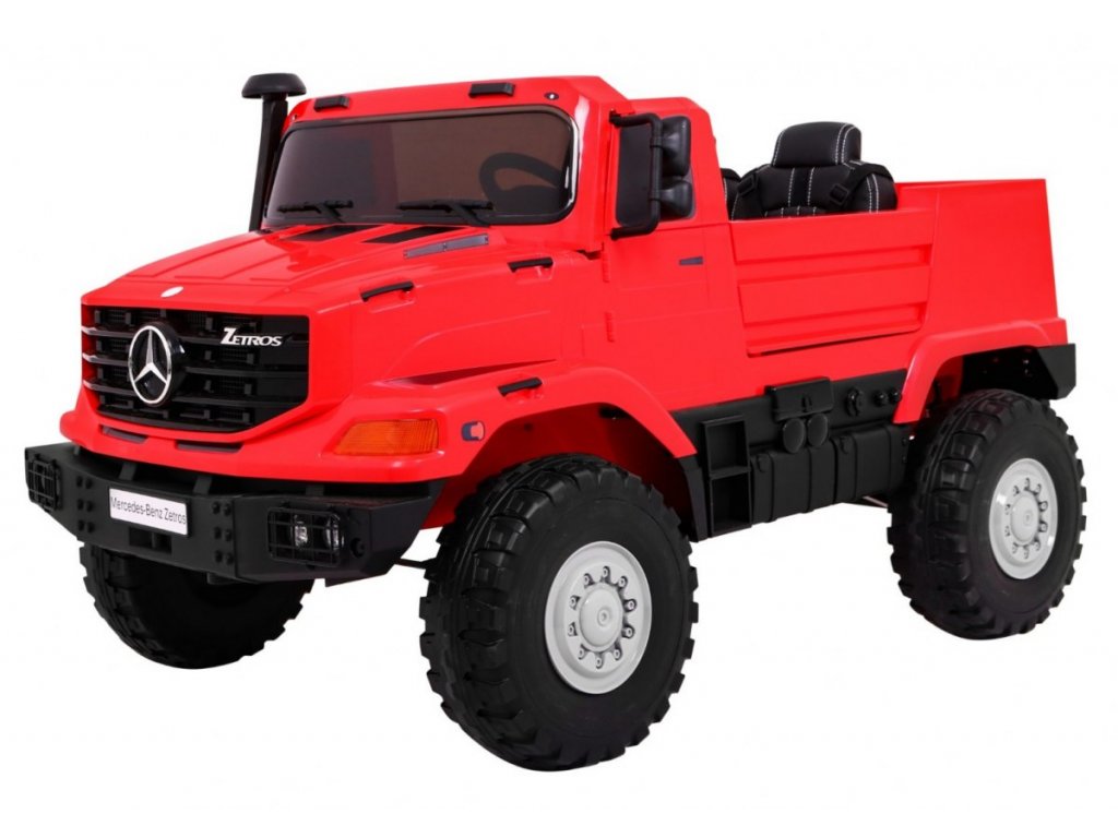 Dětské elektrické autíčko Mercedes-Benz Zetros červené