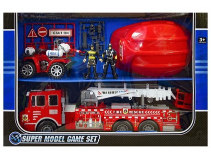 Velký požární vůz + přilba 10