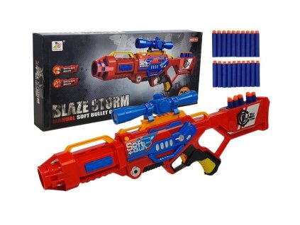 Dětská zbraň samopal pistole poloautomat Blaze Storm + 20 nábojů1