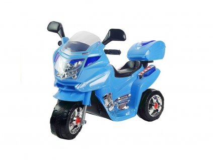 Dětská elektrická motorka modrá1