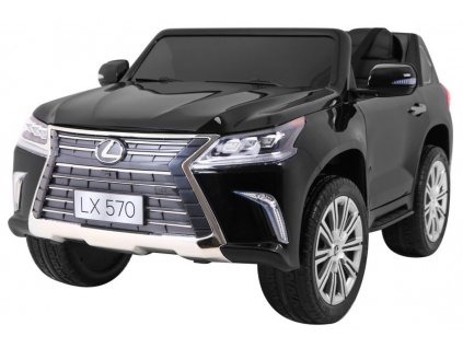 Dětské elektrické autíčko Lexus lakované černé