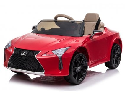 dětské elektrické autíčko lexus lakované červené (3)
