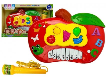 dětský interaktivní klavír červené jablko (3)
