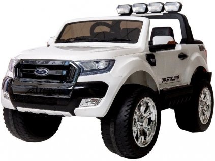 mamido Dětské elektrické autíčko Ford Ranger Wildtrak 2020 4x4 bílý1
