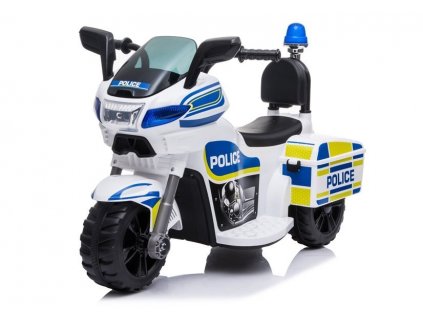 Policejní motorka - bílá