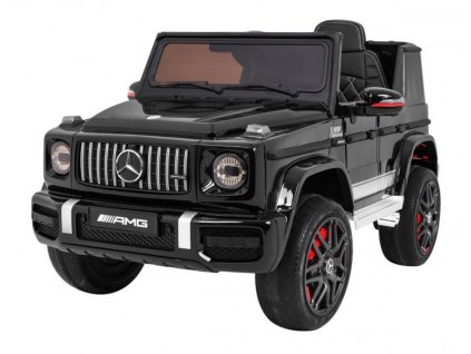 mamido Elektrické autíčko Mercedes G63 AMG lakované černé 9
