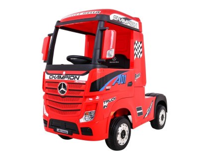 Elektrické autíčko kamion Mercedes Benz Actros červené