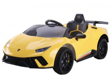 Dětské elektrické autíčko Lamborghini Huracan žluté