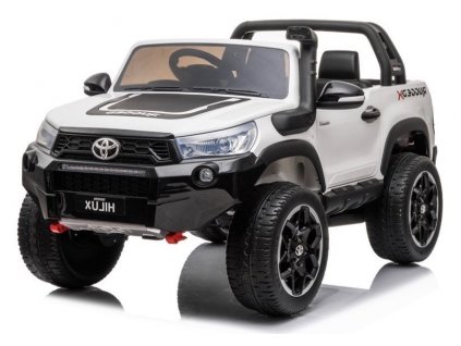 Dětské elektrické autíčko Toyota Hilux 4x4 bílé 5
