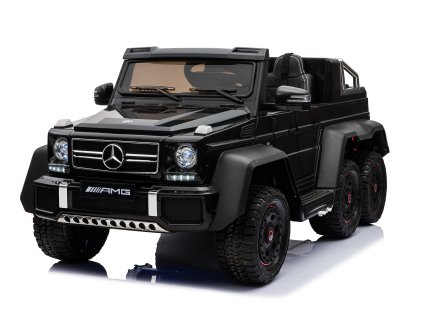 Elektrické autíčko Mercedes G63 6x6 černé POUŽITÉ