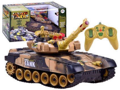 interaktivní traktor s přívěsem béžový1