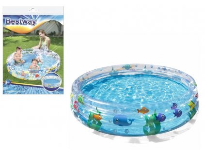 Nafukovací bazén pro děti podmořský svět 152x30 cm1