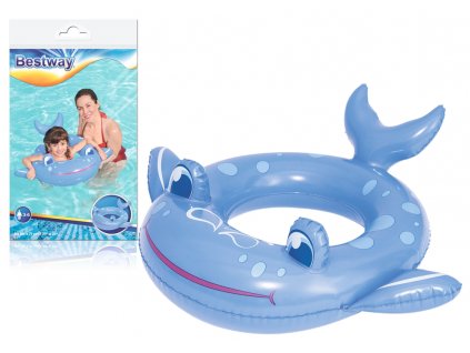 Nafukovací plavecký kruh pro děti 84x71 cm velryba1