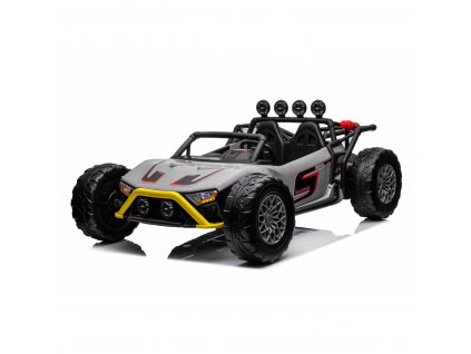 Elektrické autíčko Buggy Racing 2x200W šedé01