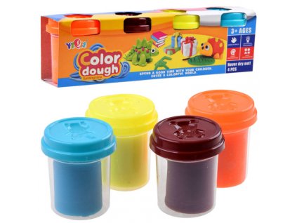 Plastová hmota 4 barevné kelímky1