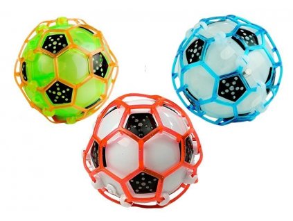 Skákající fotbalový míč s efekty