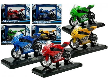 Sportovní motorka se zvuky 1:18 4 Barvy