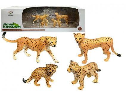 Sada figurek gepardů ze Savany