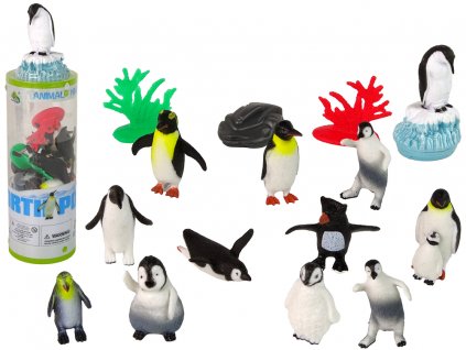 Sada figurek Tučňáků 12 kusů v tubě
