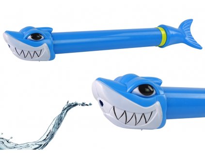 Vodní pistolka žralok 45 cm modrá