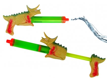 Vodní pistolka dinosaurus 40 cm zelená