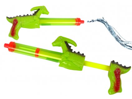 Dětská vodní pistole Dinosaur 40 cm zelená