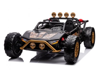 Elektrické autíčko Buggy Racing 2x200W černé MP3