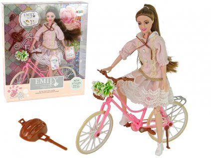 Panenka Emily na kole růžová