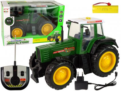 Traktor na dálkové ovládání R/C zelený