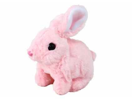 Interaktivní plyšový králík růžový