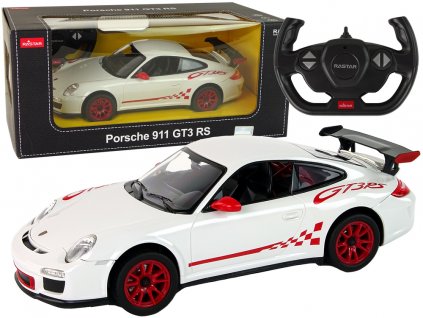 Auto na dálkové ovládání R/C Porsche 911 GT3 RS 1:14 bílé