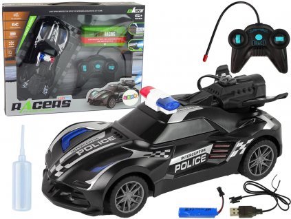 Policejní auto na dálkové ovládání R/C černé