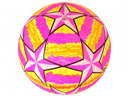 Gumový míč 22 cm růžový