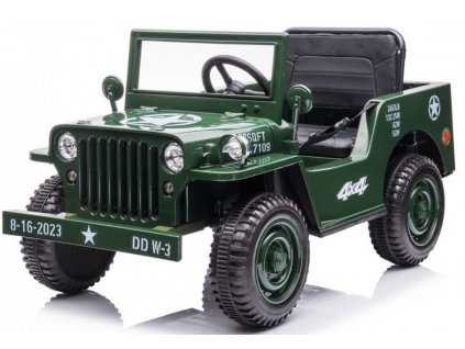 Dětský elektrický vojenský jeep Willys 4x42