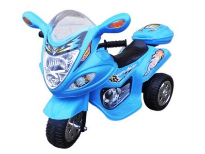 Dětská elektrická motorka M1 modrá