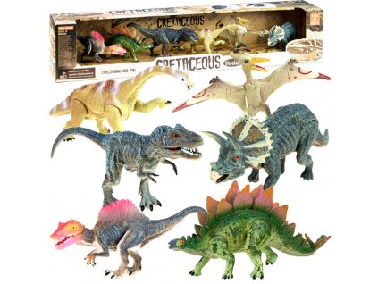 Sada dinosaurů malované 6ks