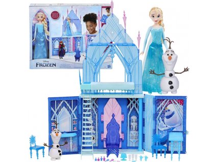 Hasbro velký palác Ledové království panenka Elsa a sněhulák Olaf Frozen