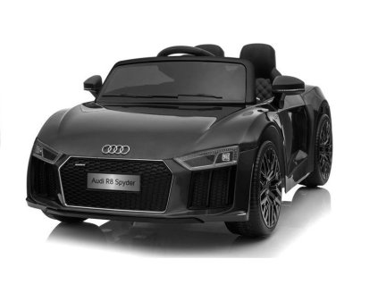 Dětské elektrické autíčko Audi R8 Spyder lakované černé