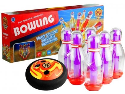 Svítící sada na bowling 7 kusů