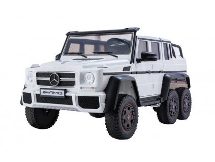 Elektrické autíčko Mercedes G63 6x6 12V bílé