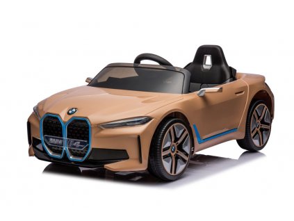 Elektrické autíčko BMW i4 4x4 zlaté