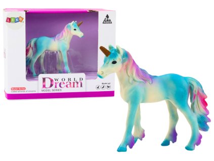 Sběratelská figurka malý jednorožec modrý 8 cm
