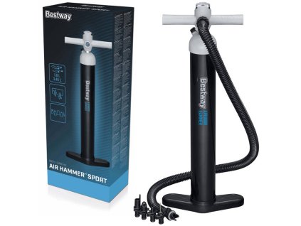 Bestway vysokotlaková ruční pumpa obousměrná s manometrem 62227