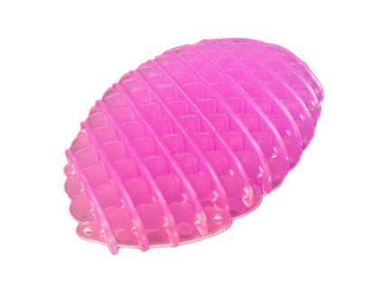Antistresová elastická senzorická hračka 10 cm fialová