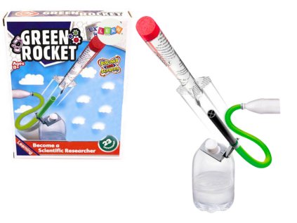 Ekologická raketa na stlačený vzduch vědecký experiment pro děti 23 dílů