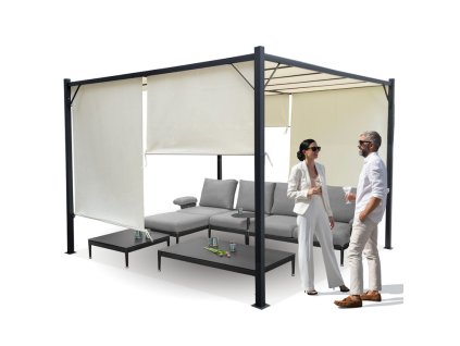pol pl PERGOLA ogrodowa Para Sole ZONA 3x3x2m Wodoodporne zadaszenie ROLETY SP0836 22039 2
